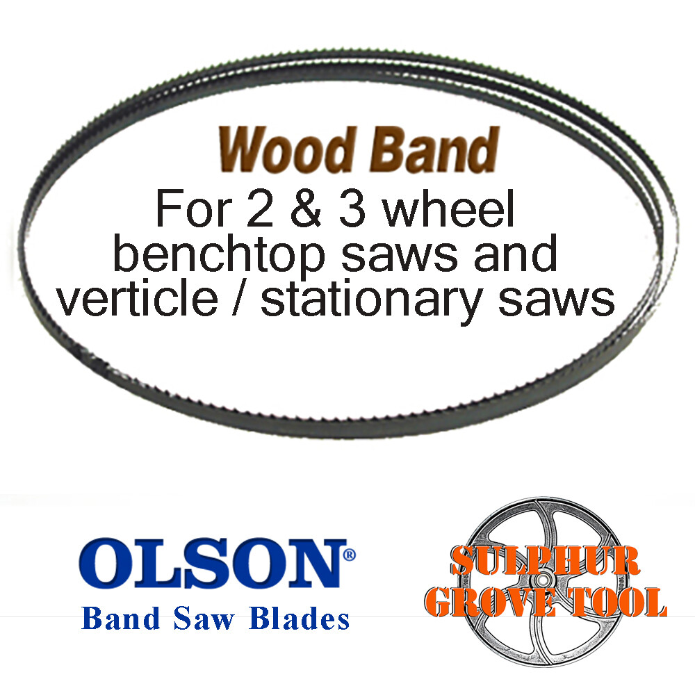 57&Prime; Olson Wood Band Band Saw Blade 3/8&Prime; .014&Prime; 4 HOOK WB57257DB Made In USA