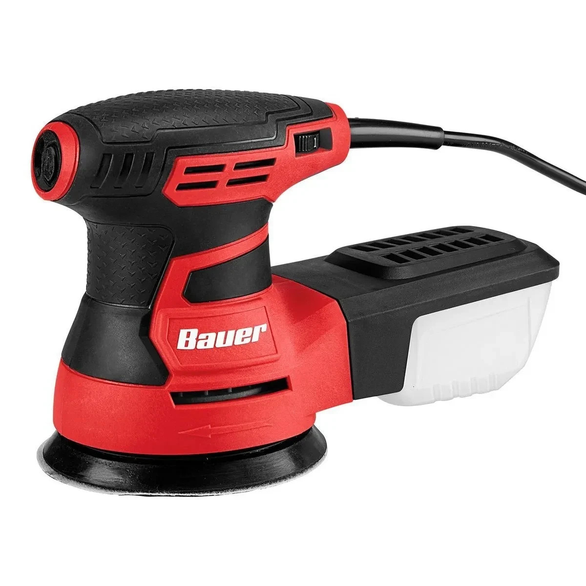BAUER 2.8 Amp, 5 in. Random Orbit Palm Sander.
