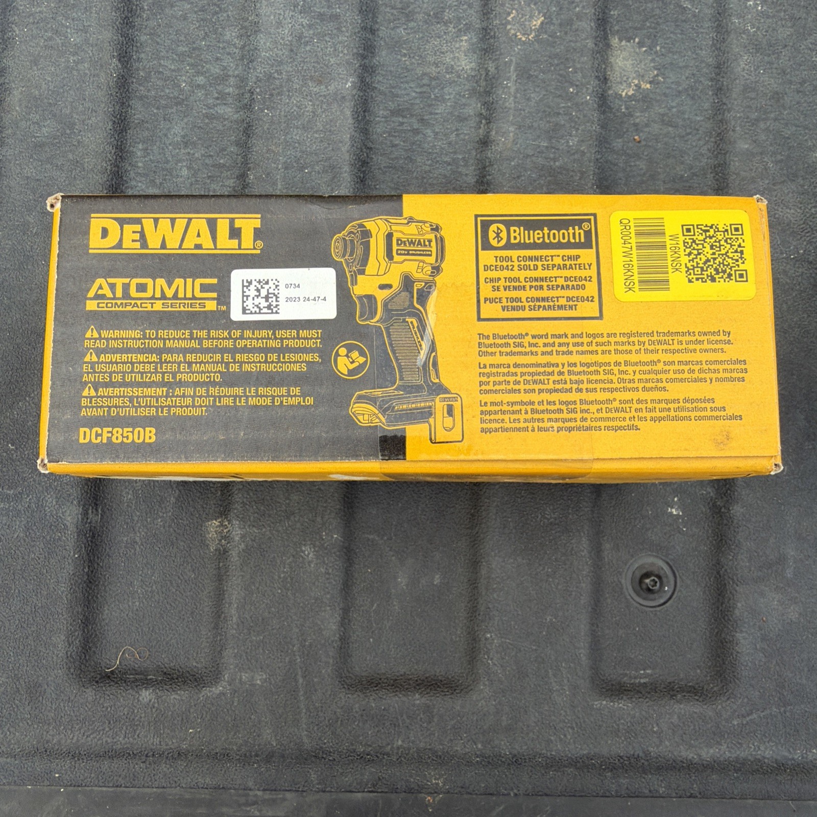 DEWALT DCF850B ATOMIC 20V MAX 1/4 inch Cordless Impact Driver (Tool Only) -…