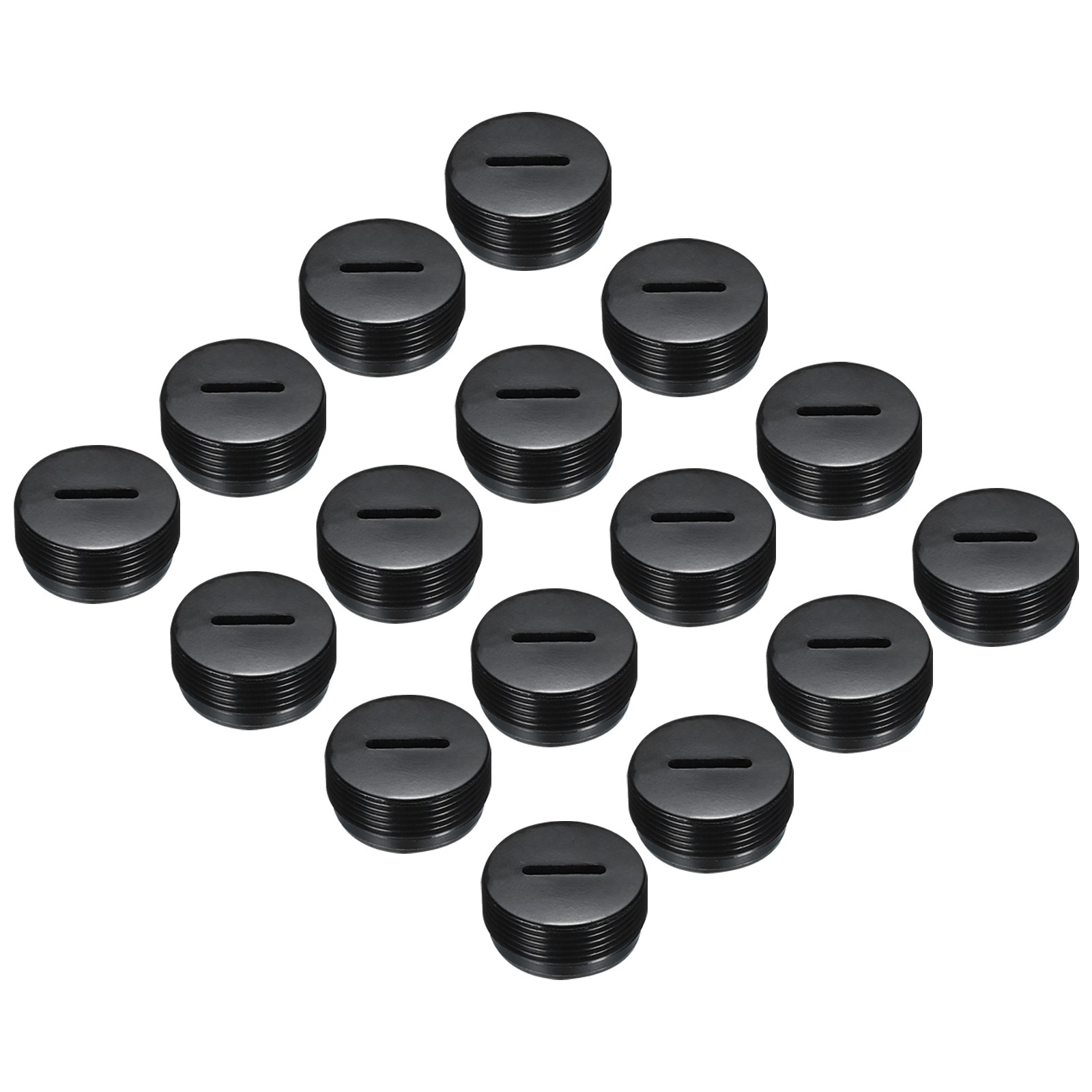Plastic Engine Coal Holder Black 20mm/0.79&Prime; OD Pack of 16