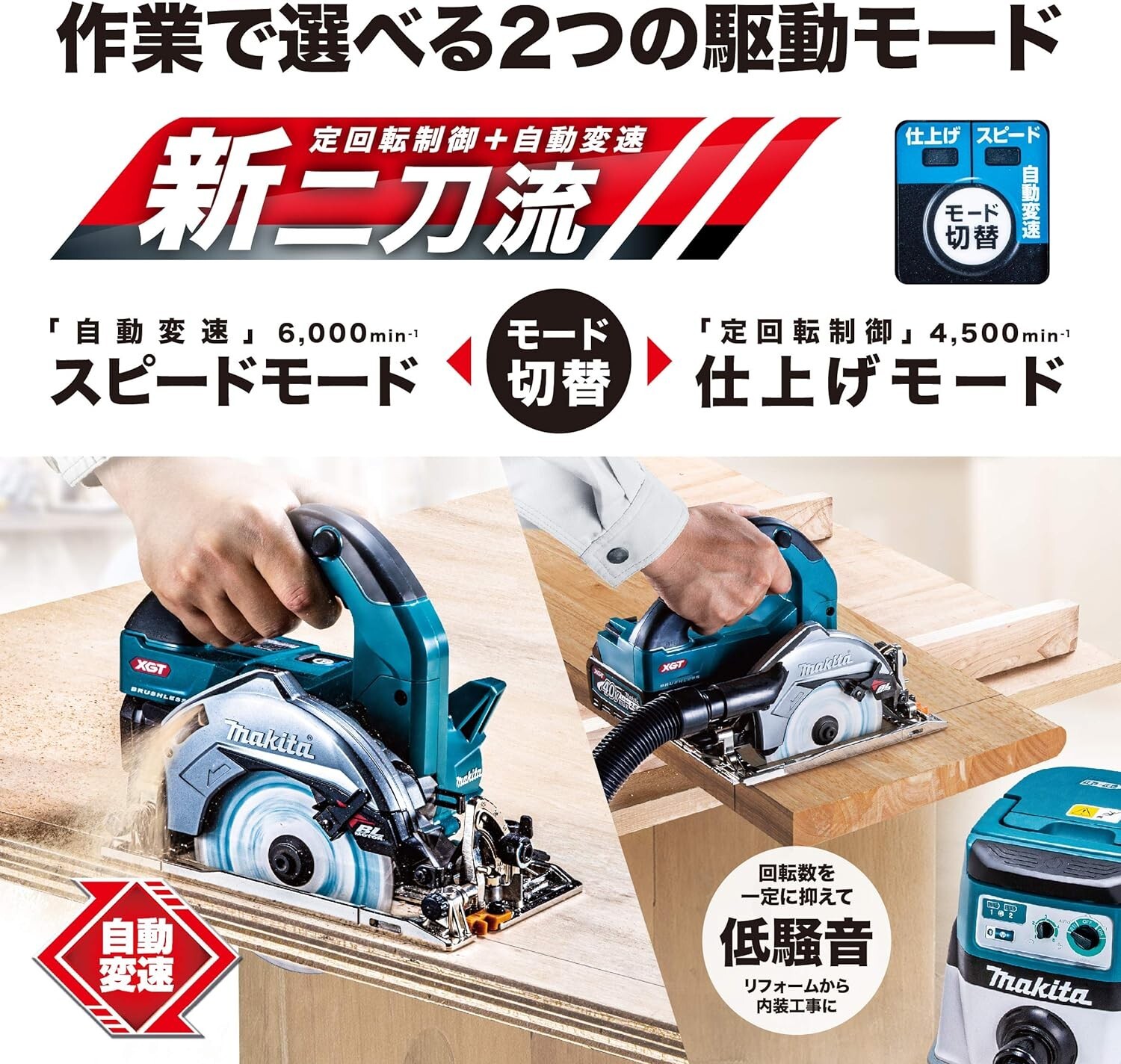 Makita HS005GZB 40v Brushless Cordless Circular Saw 125mm Black Tool Only New