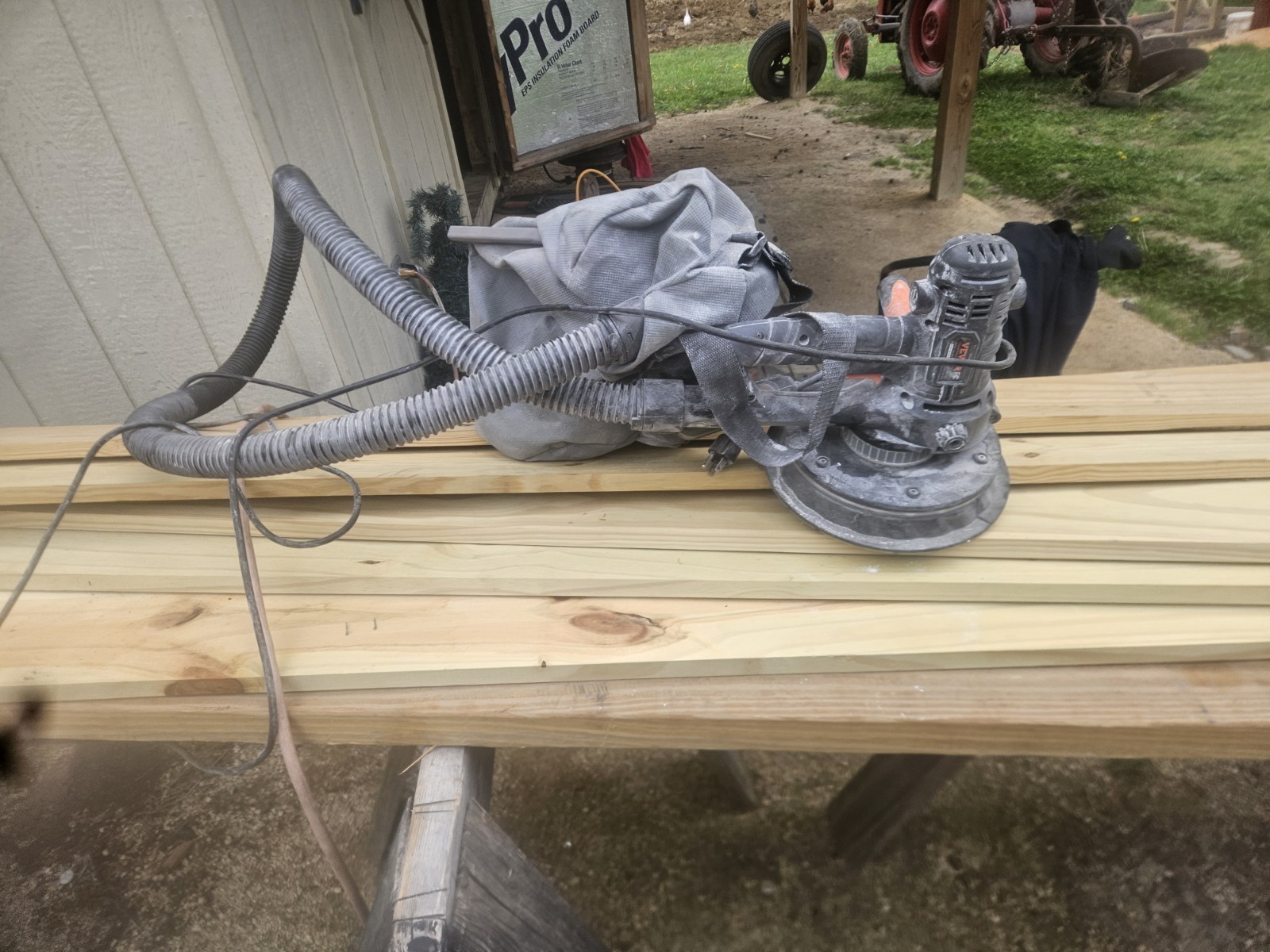 VEVOR Drywall Vacuum Sander Corded Electric with Dust Bag and Hose