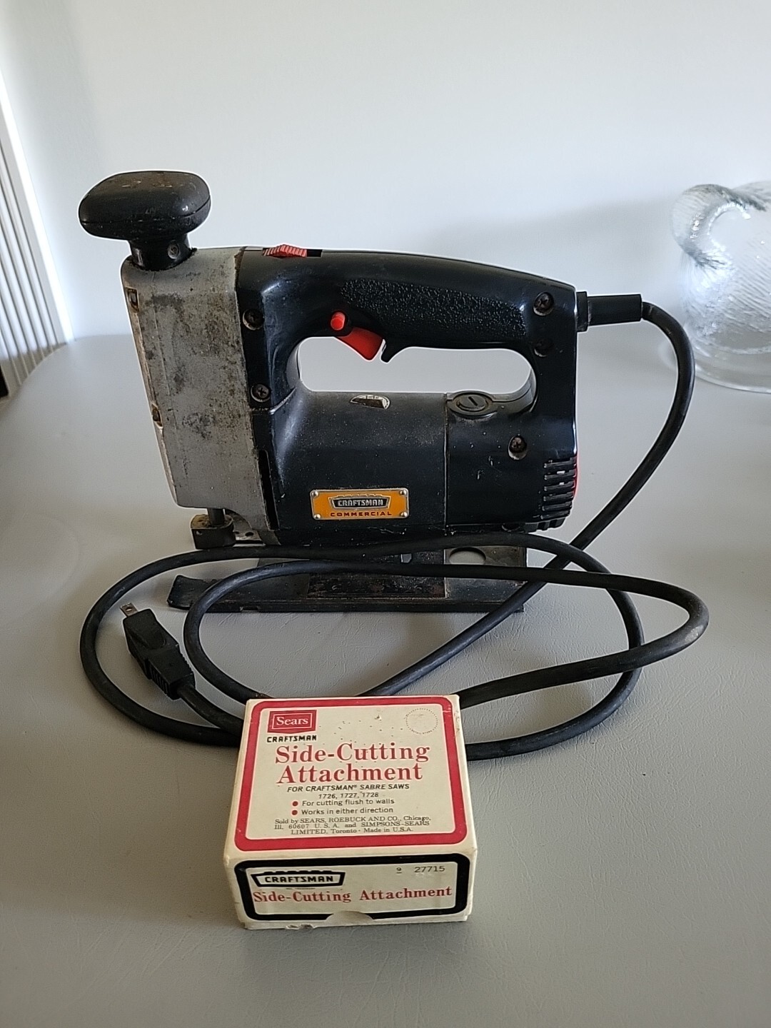 Vtg Craftsman Commercial Multi Speed Auto-Scroller Saw Model 315.17280 W/Attach