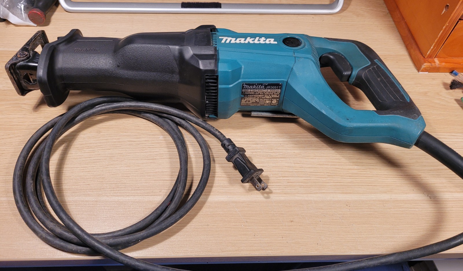 Makita JR3051T Corded 12A Variable Speed Reciprocating Saw CLEAN Works Perfect