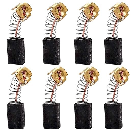 8 PCS CB103 Spring Carbon Brushes Replacement for Electric Motor Power Tool