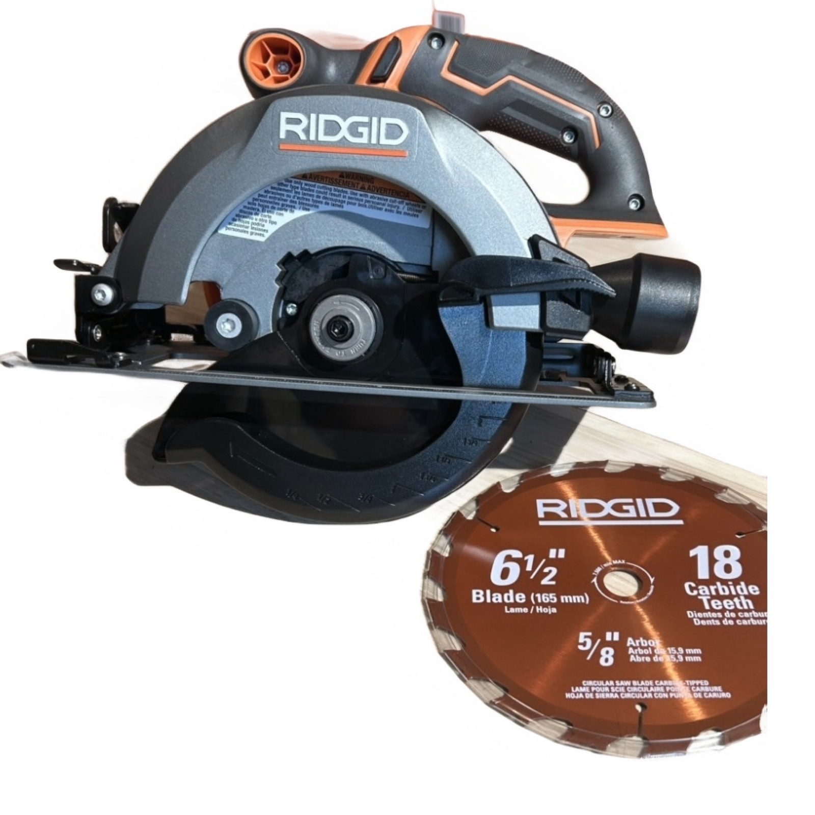 RIDGID R8651 18V Cordless 6 1/2 in. Circular Saw (Tool Only)