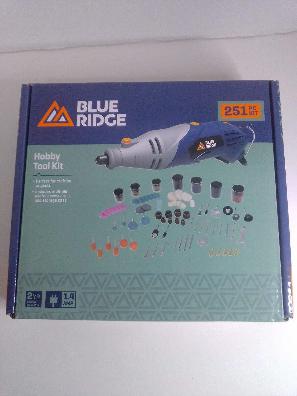 OPEN BOX Blue Ridge Tools Hobby Tool Kit in Gray / Blue – 251 Piece Set
