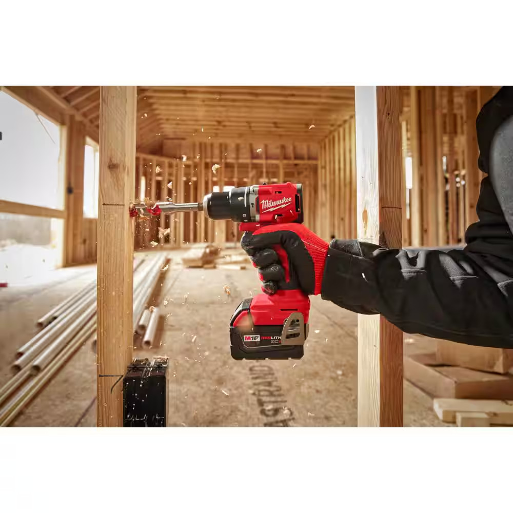 M18 18-Volt Lith-Ion Brushless Cordless Compact Hammer Drill/Impact Combo Kit (2