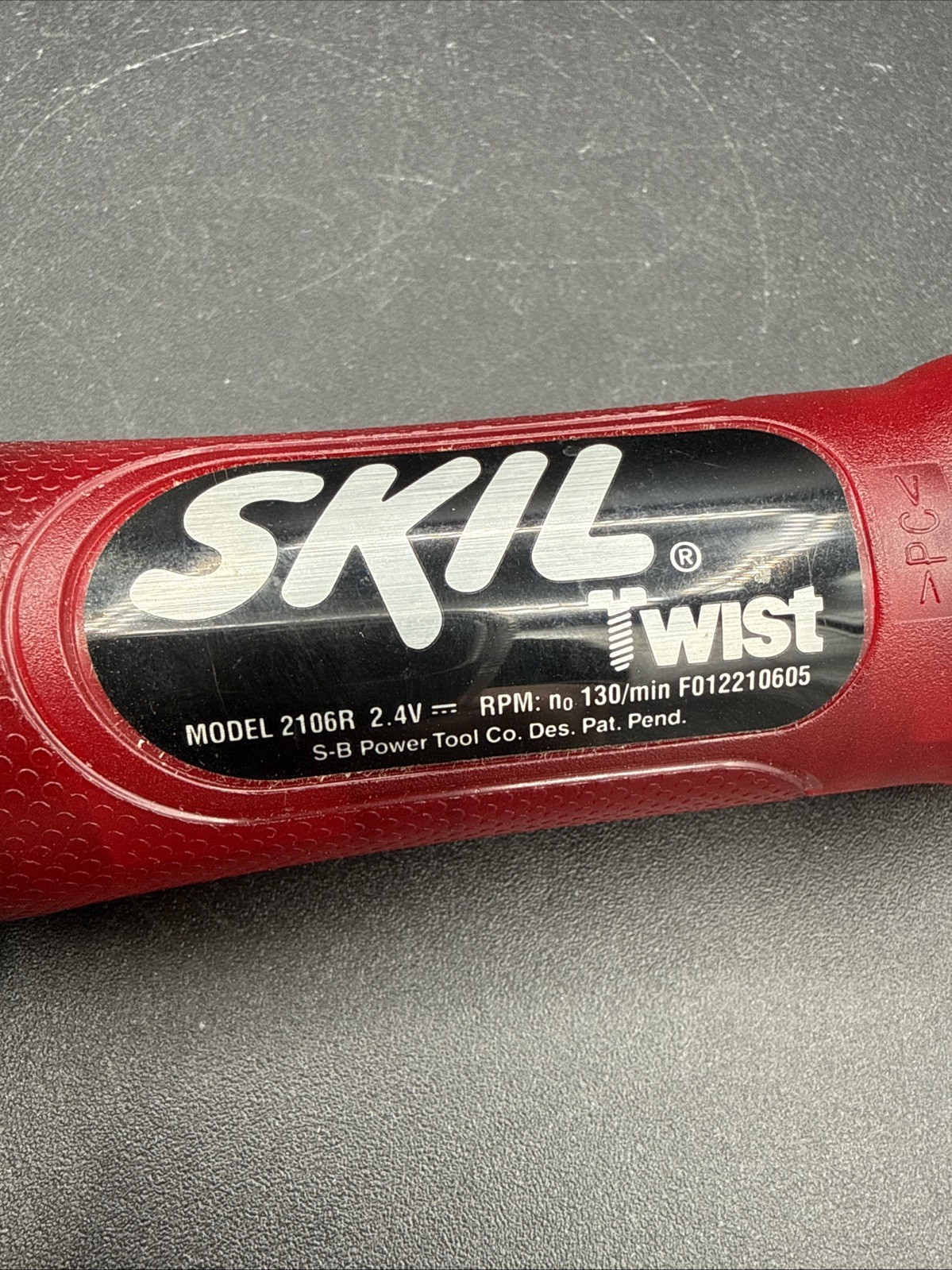 SKIL Twist Model 2106R Cordless Screwdriver No Charger Tool Only Works