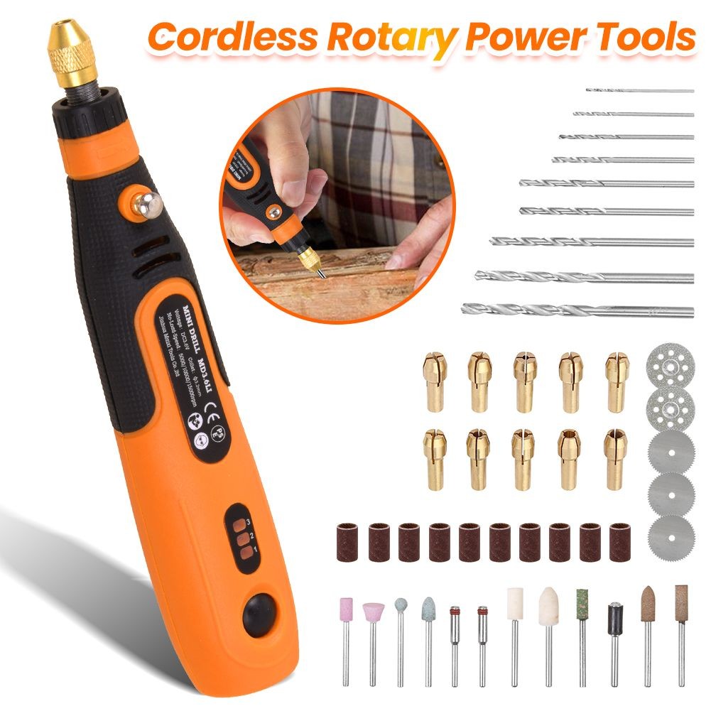 48PCS Abrasive Rotary Tool Accessories Grinding Sanding Cutting Polishing Kit US