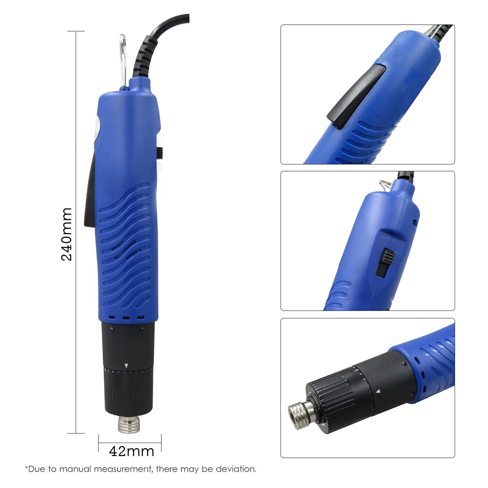 Corded Electric Screwdriver 1/4-in Screw Bit Diameter AC 110V Repair ToolwV