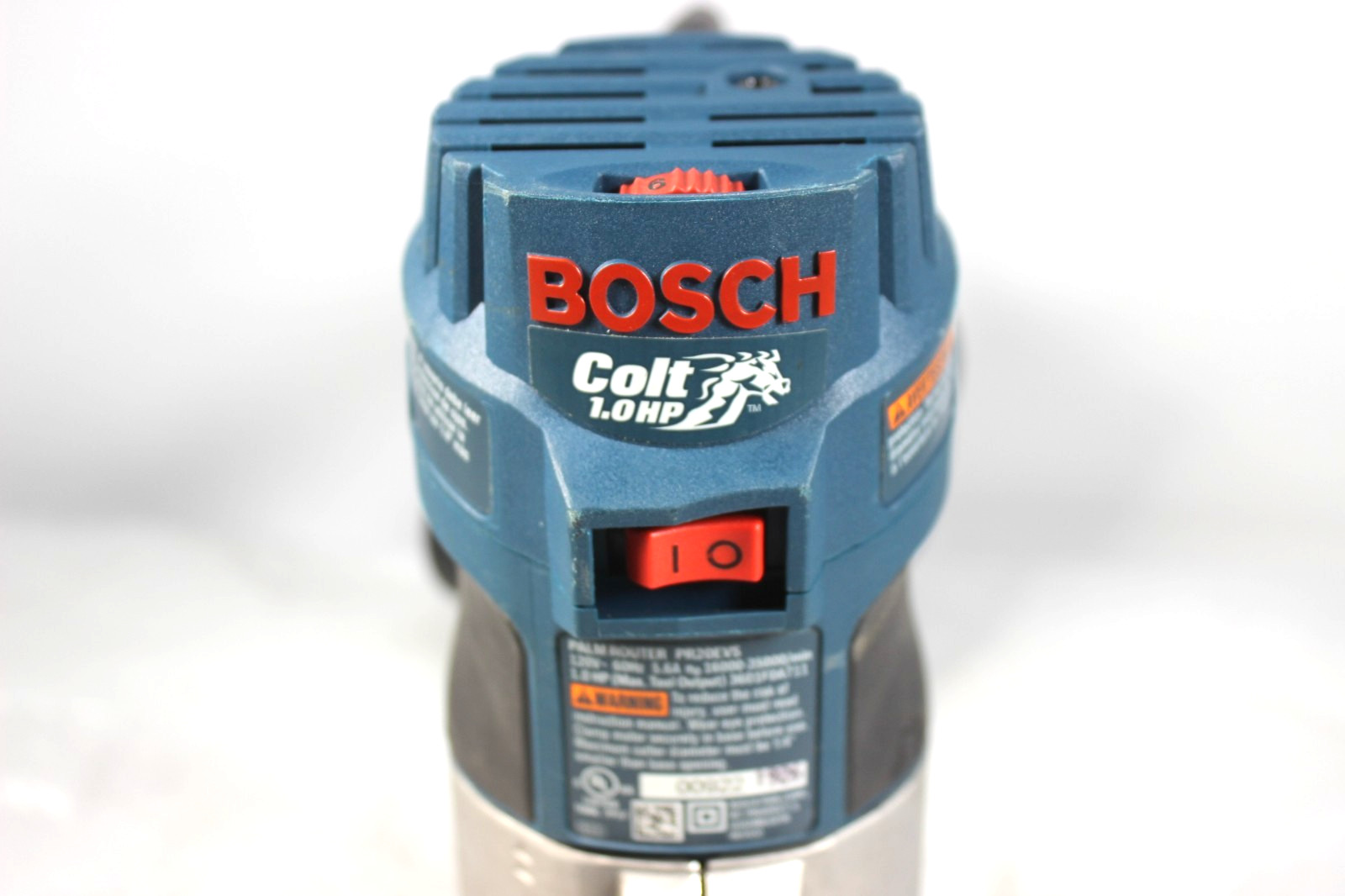 Bosch PR20EVS 5.6 Amp Corded Electric Palm Router w/ Case & Manual