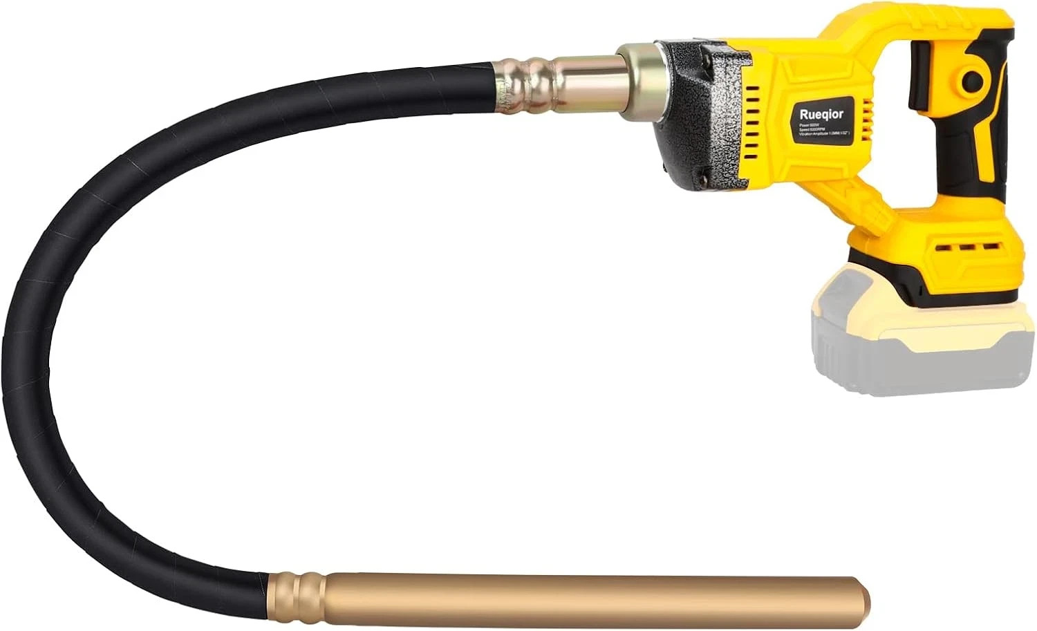 Handheld Concrete Vibrating Tool Compatible with Dewalt 20V Battery, 600W Cordle