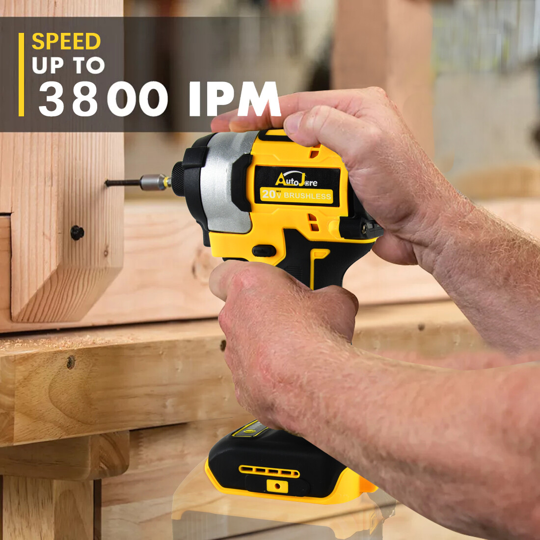 For DEWALT DCB206 20V MAX XR Cordless Drill Impact Driver 1/4&Prime; 4-Speed Tool Only