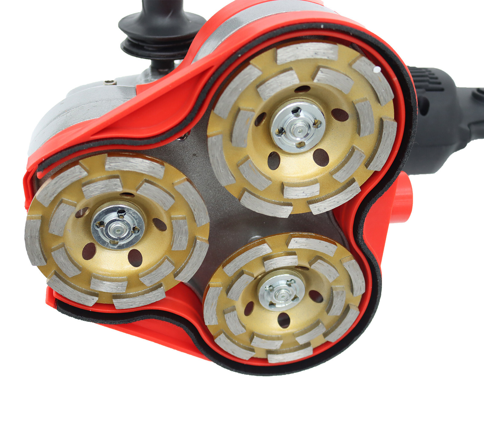 φ100mm Portable Three-head Wall Floor Sander 220V 6-speed Control 2m Power line