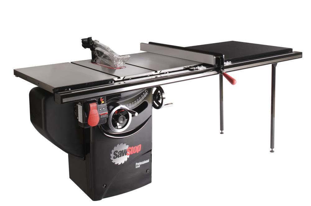 Sawstop 10 In. 3 Hp Professional Cabinet Saw With 52 In. Fence