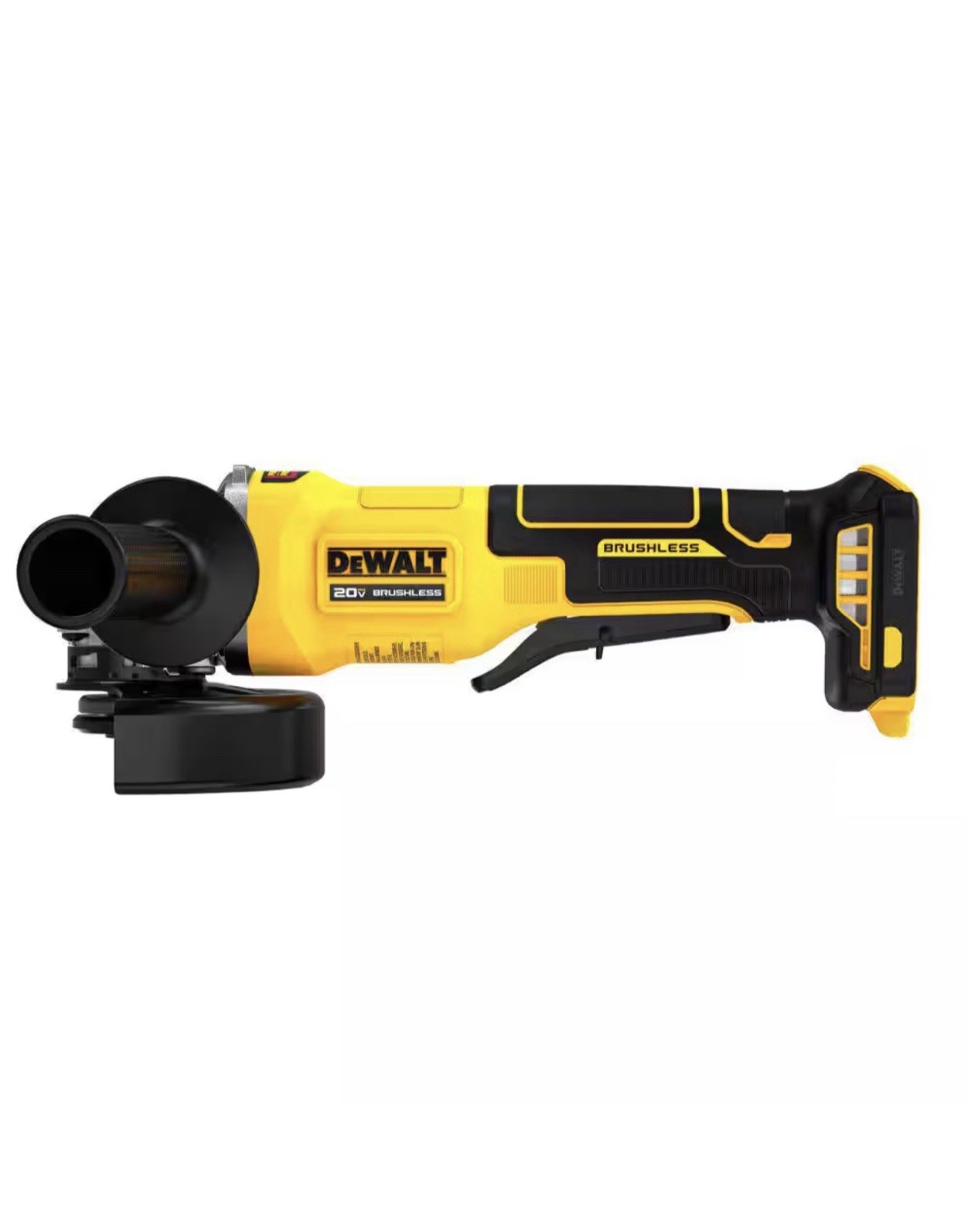 DEWALT DCG408B 20V MAX Brushless 4-1/2 Paddle Switch Angle Grinder Tool Only