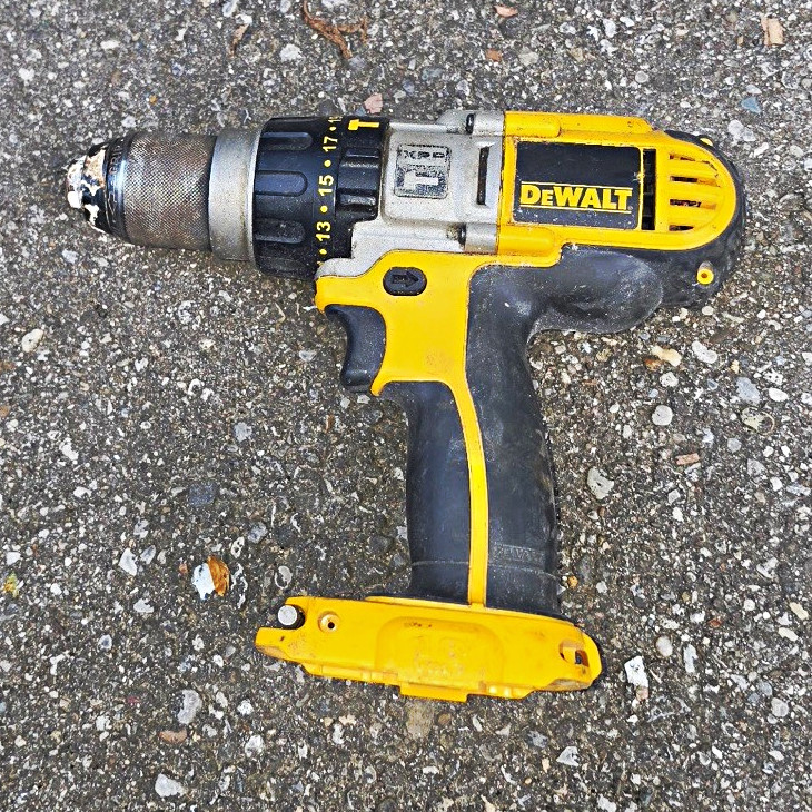 DEWALT XRP 12V Cordless Drills, Nail Gun, Charger, Light and Bag, No Battery