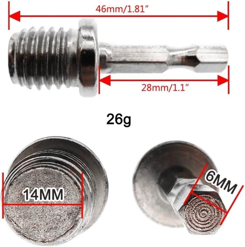 Versatile M10 & M14 Hex Socket Conversion Rods for Power Drill Efficiency