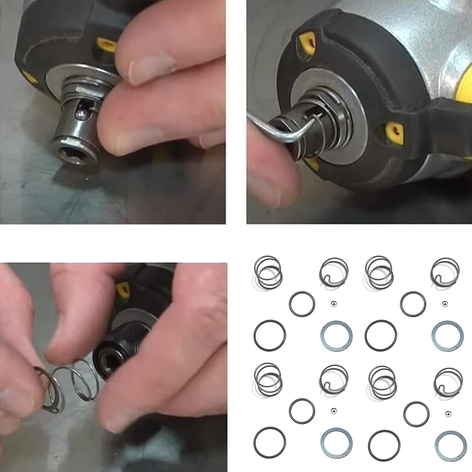 Ultimate 4 Set Spring Kit with Steel Ball – Enhance Impact Driver Efficiency