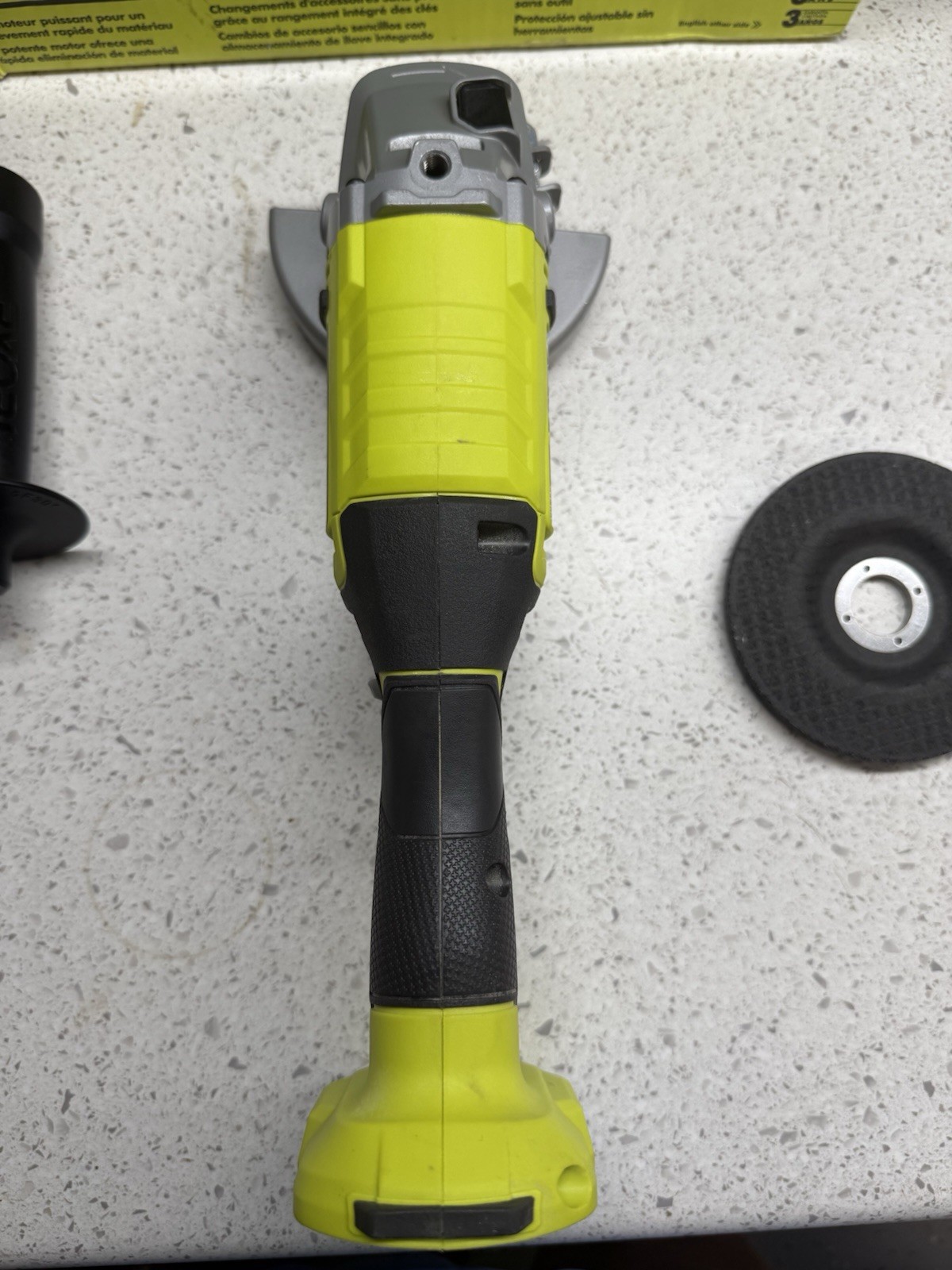 Ryobi ONE+ 18V Cordless 4-1/2 in. Angle Grinder – Tool Only (PCL445B)