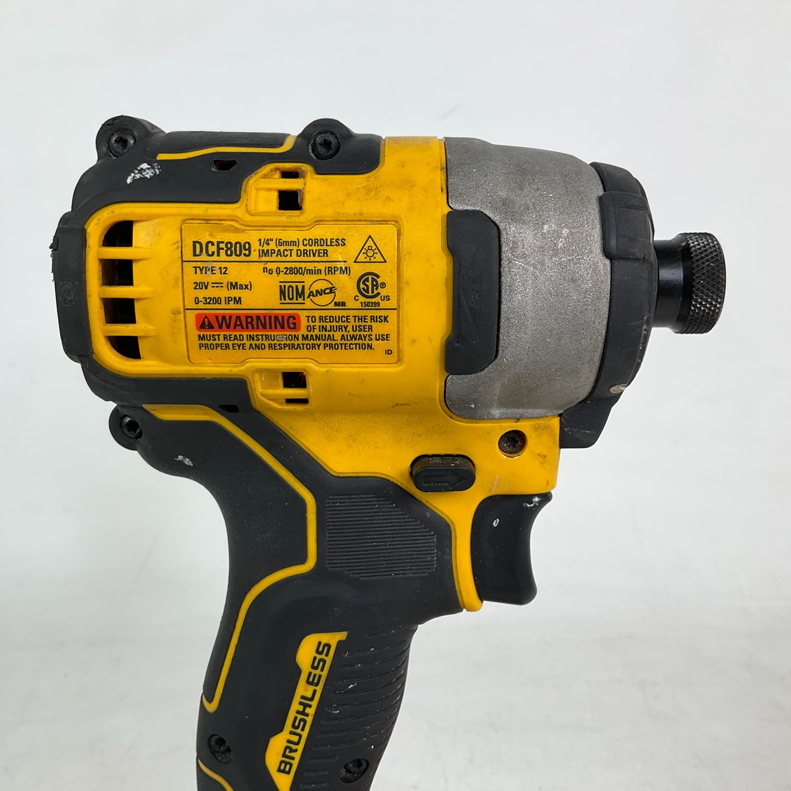 DeWalt DCF809 Atomic 20V Max Brushless 1/4 Inch Impact Driver With 4Ah Battery