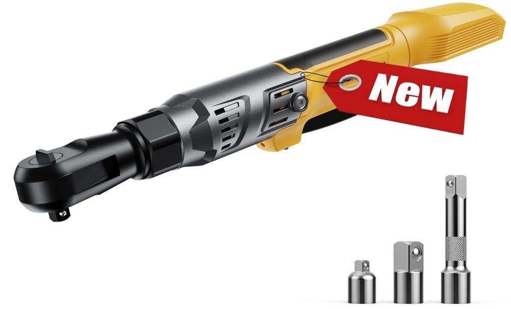 Llave de carraca inalámbrica 3/8”, motor sin escobillas, 74 ft-lb, velocidad var