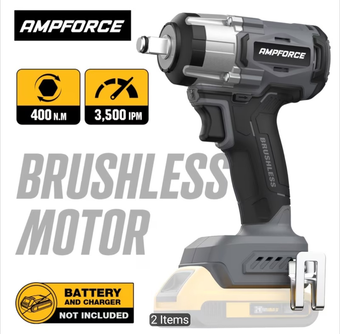 20V 1200N.m/400N.m BRUSHLESS 1/2&Prime; IMPACT WRENCH , COMPATIBLE WITH DEWALT 20V…