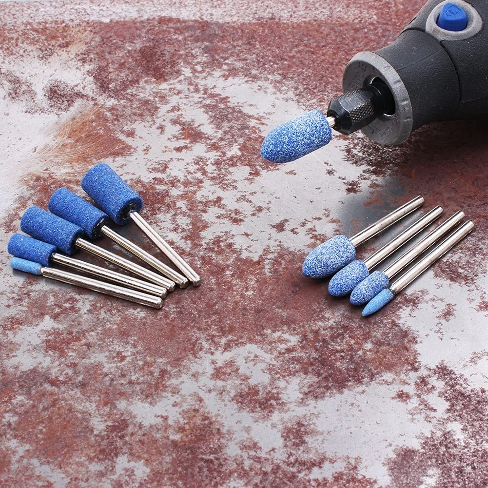 Efficient Zirconia Alumina Grinding Bits – 10-Pack for Smooth Metal Finishing