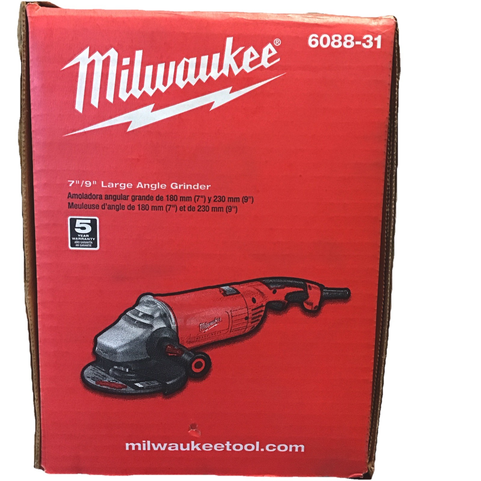 Milwaukee 6088-31 Large Angle Grinder 7in/9in