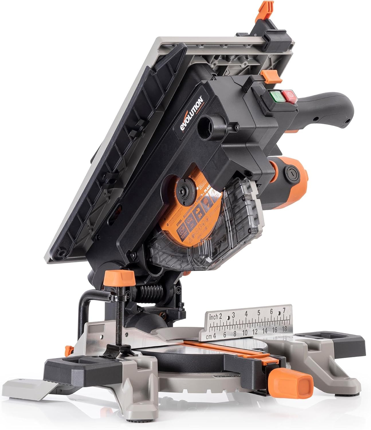 Evolution R8MTS 8-1/4&Prime; Convertible Miter/Table Saw – Multi-Function Saw – 0-45°