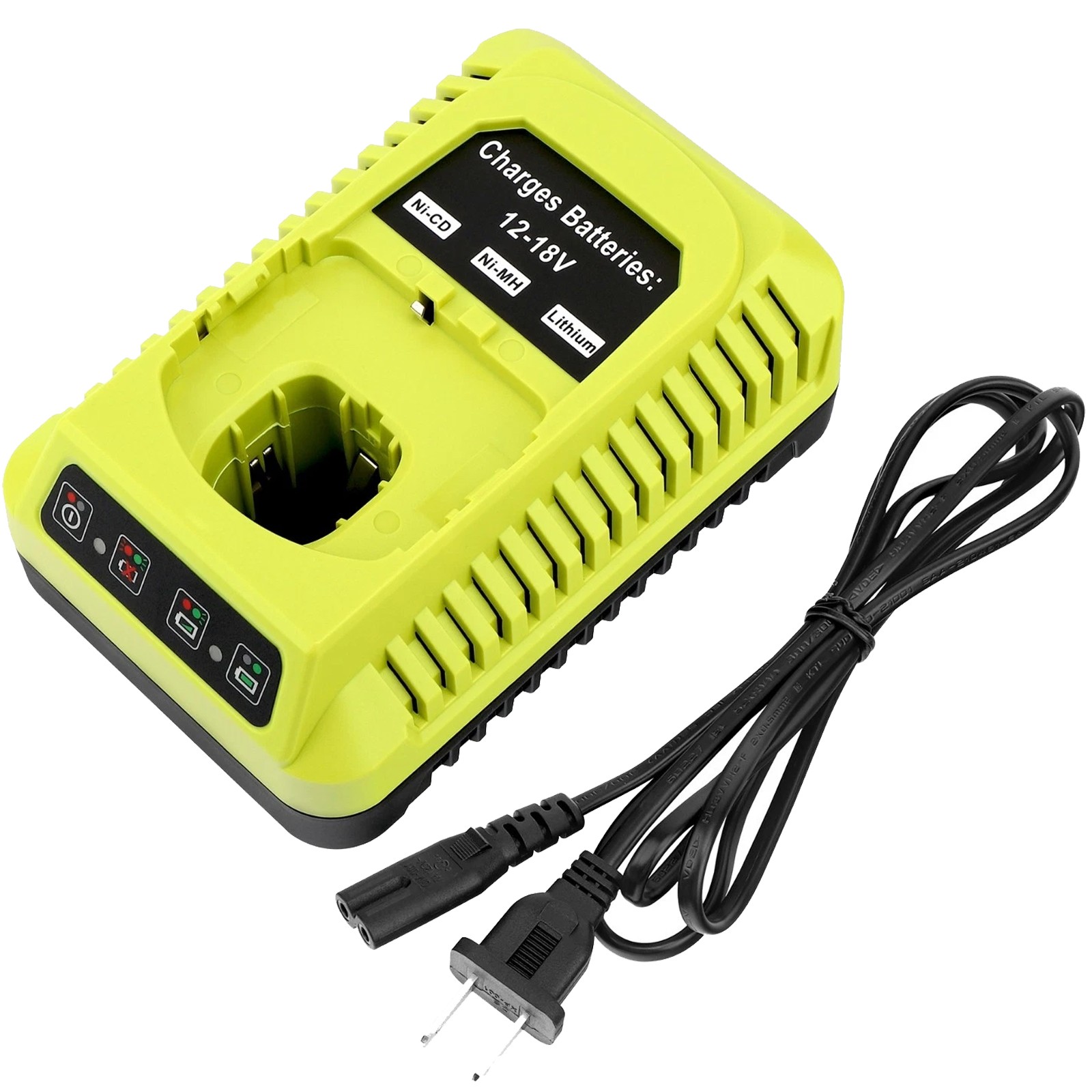 P117 Charger For Ryobi P108 P107 P106 18V High Capacity 18Volt Lithium Battery