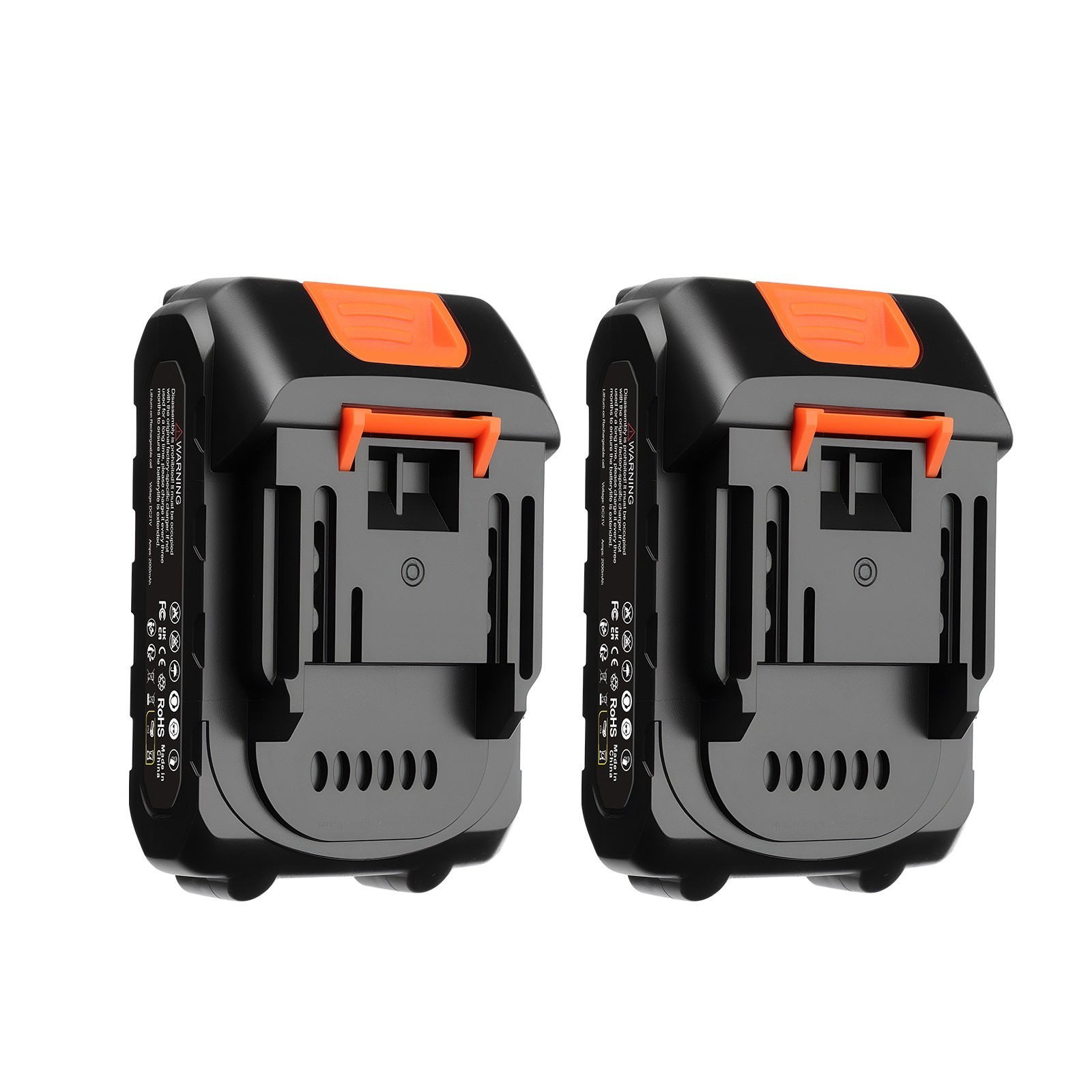 21V Cordless Impact Wrench High Torque 1/2&Prime; Brushless Drill with 2×2.0Ah Battery
