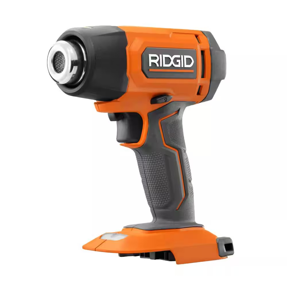 Compact Heat Gun RIDGID 18V Cordless Lock-On Switch Tool Only No Battery/Charger