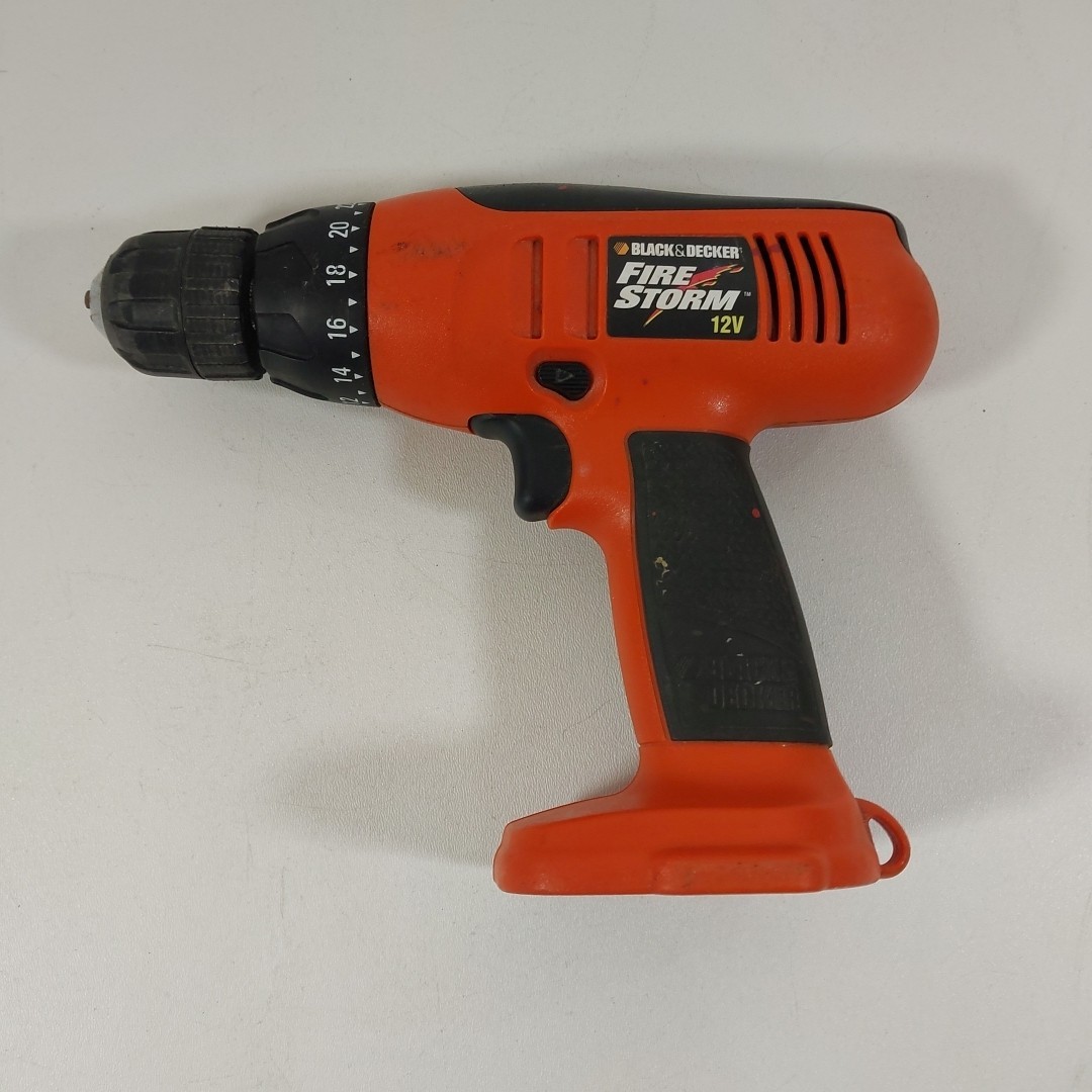 Black & Decker Fire Storm 12V CD431 Cordless Drill Driver Bare Tool Only