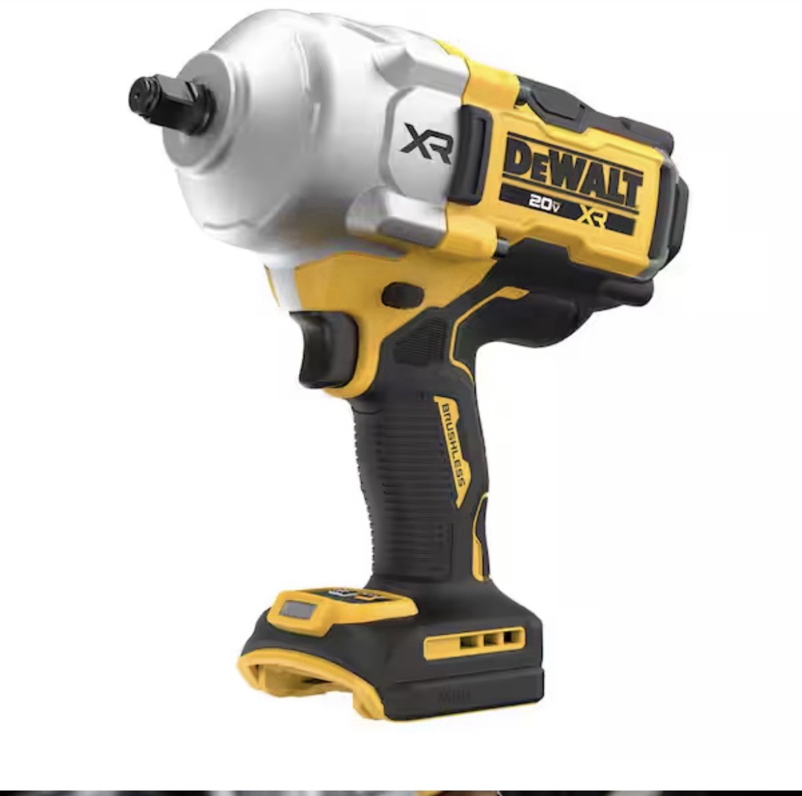 Dewalt DCF961B 20V Max XR Cordless 1/2&Prime; High Torque Impact Wrench with hog ring.