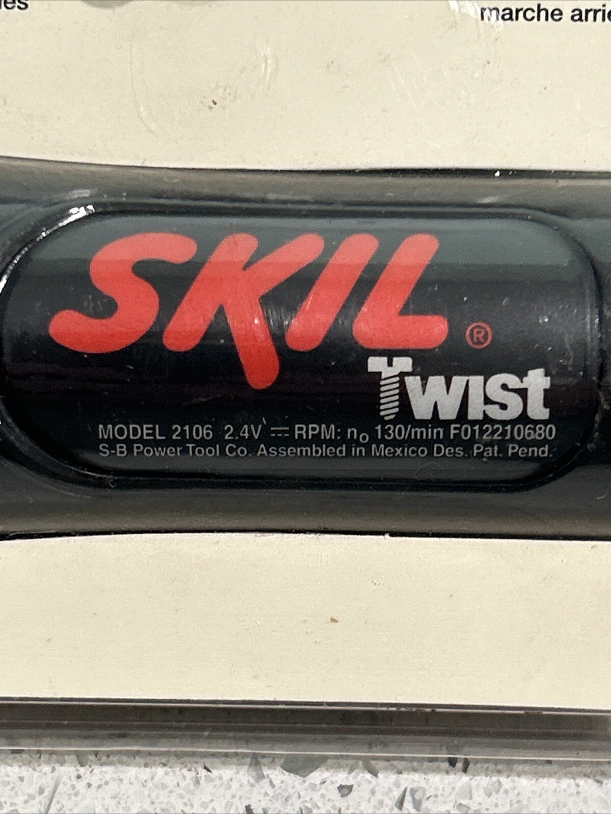 2.4V Skil Twist Cordless Screw Driver 2106 NIB