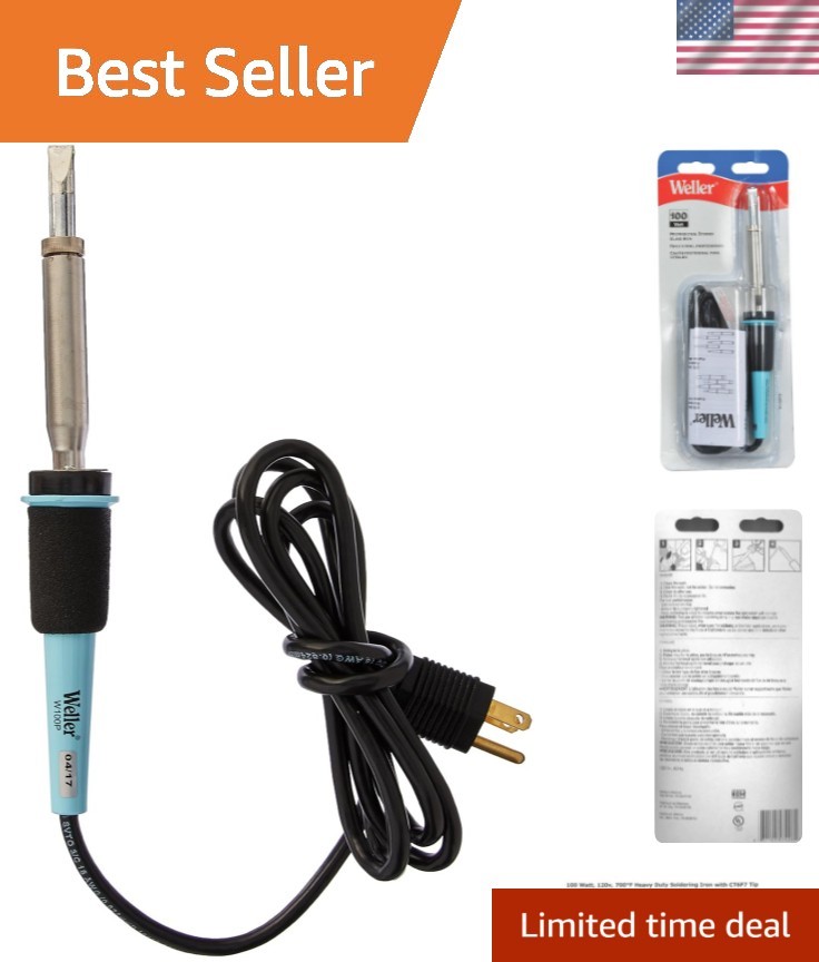 W100PG Farenheit Heavy Duty Soldering Iron with CT6F7 Tip, 100 Watt, 700 Degr…