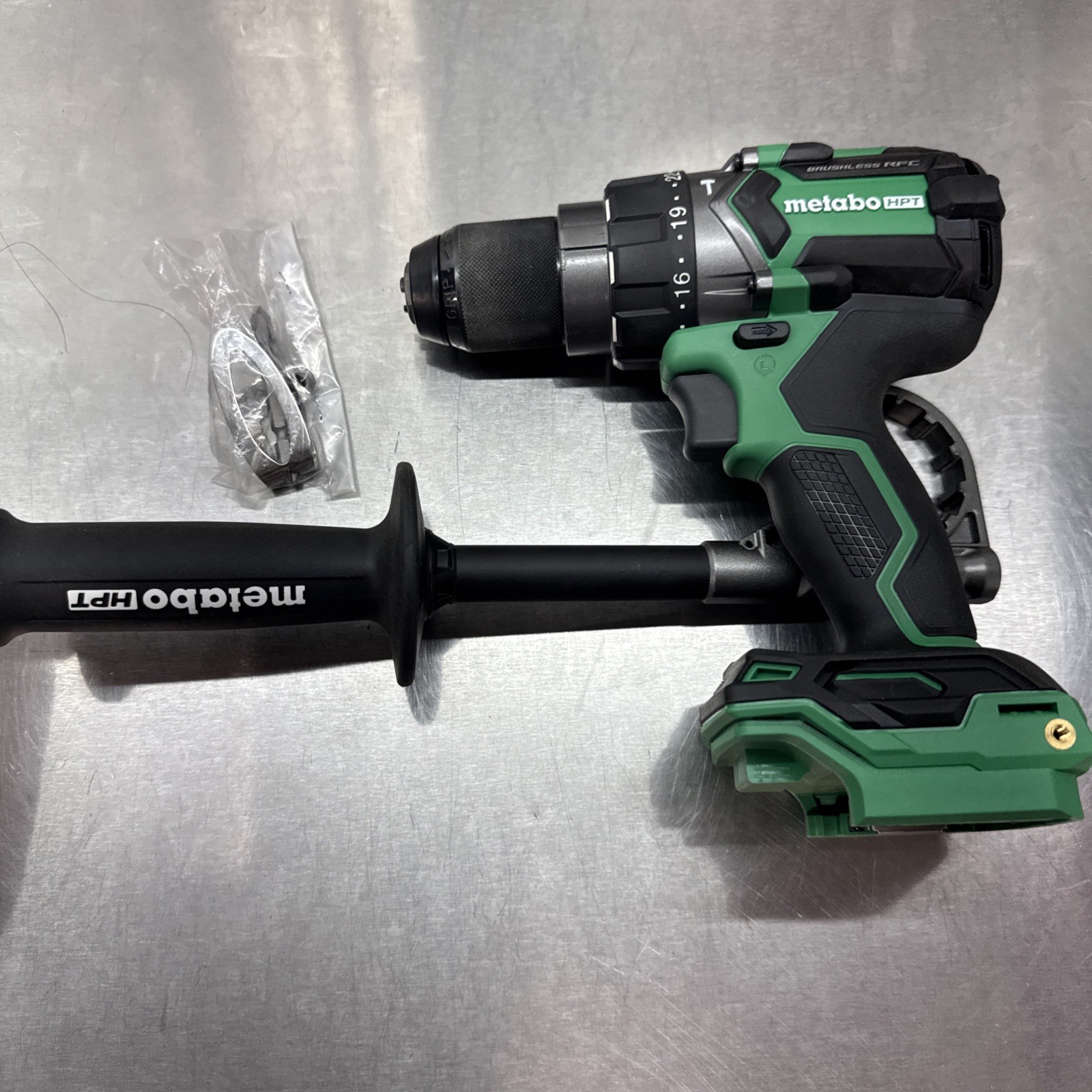 18V MultiVolt Cordless Brushless 1/2&Prime; Hammer Drill Tool Only Metabo HPT DV18DCQ4
