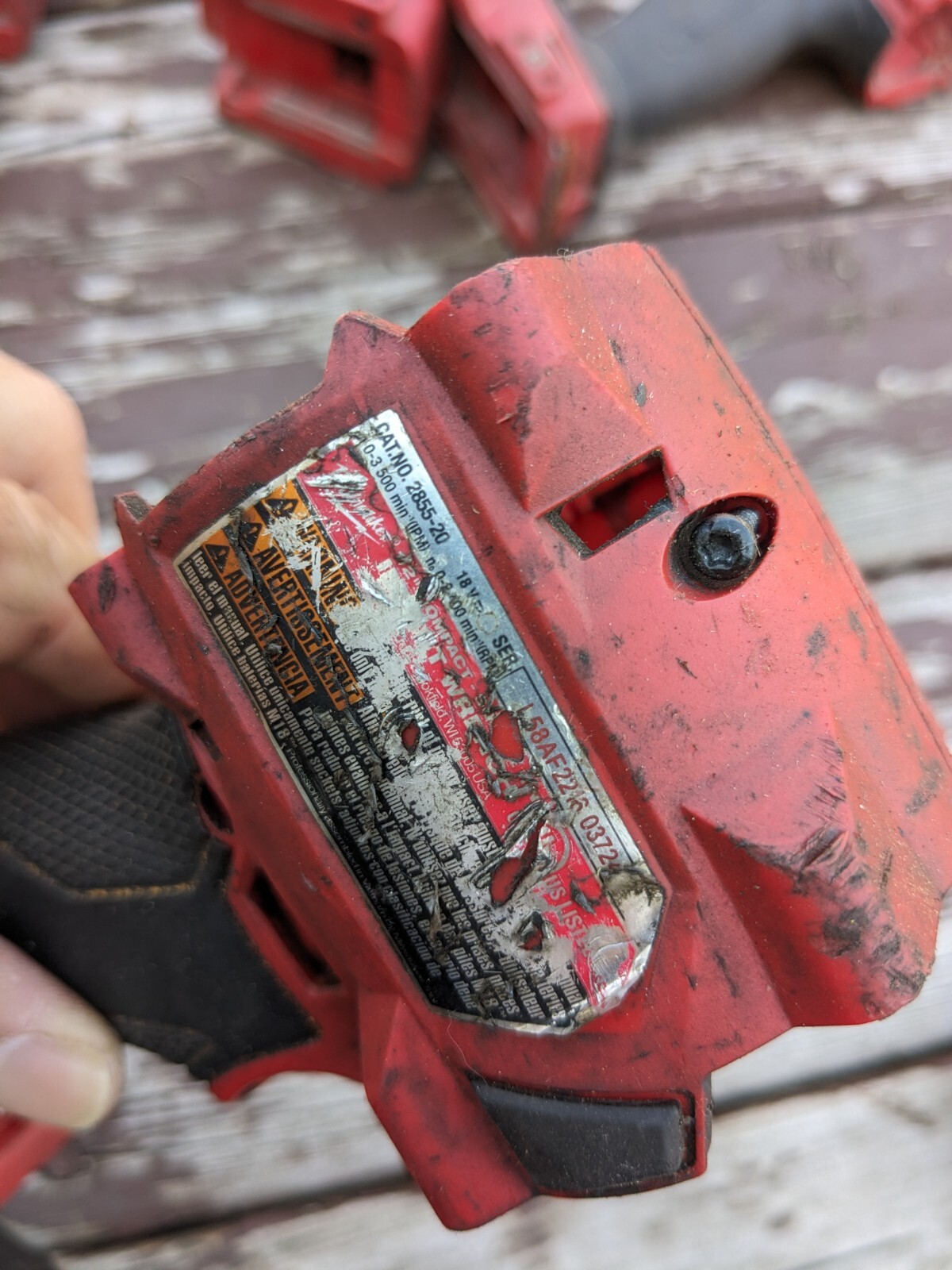 Milwaukee 2855-20 Impact Wrench- Case Only (In Warranty Date)