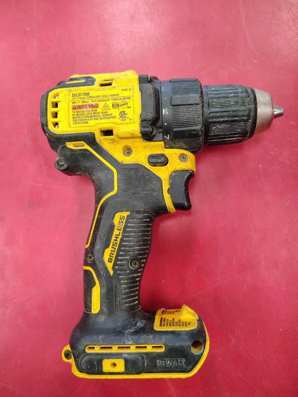 DeWalt DCD708 20V MAX Cordless 1/2&Prime; Driver (Tool Only) *Pre-owned*