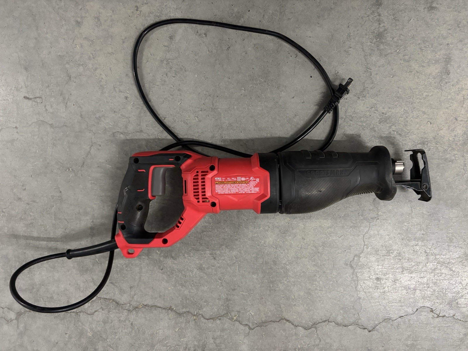 Craftsman CMCS300 20W Reciprocating Saw Tool Only Tested Working Fast Shipping