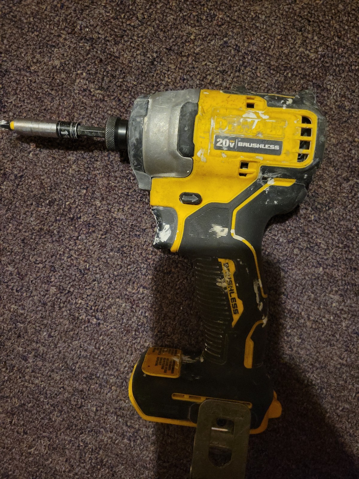 DEWALT DCF809 20V Brushless Compact 1/4&Prime; Keyless Impact Driver Tool Only