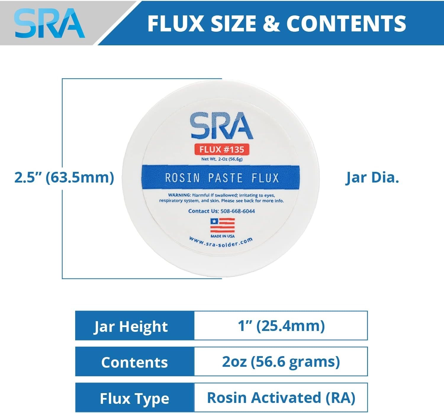 2oz SRA Rosin Paste Flux – Acid-Free Soldering Solution for Electronics Projects