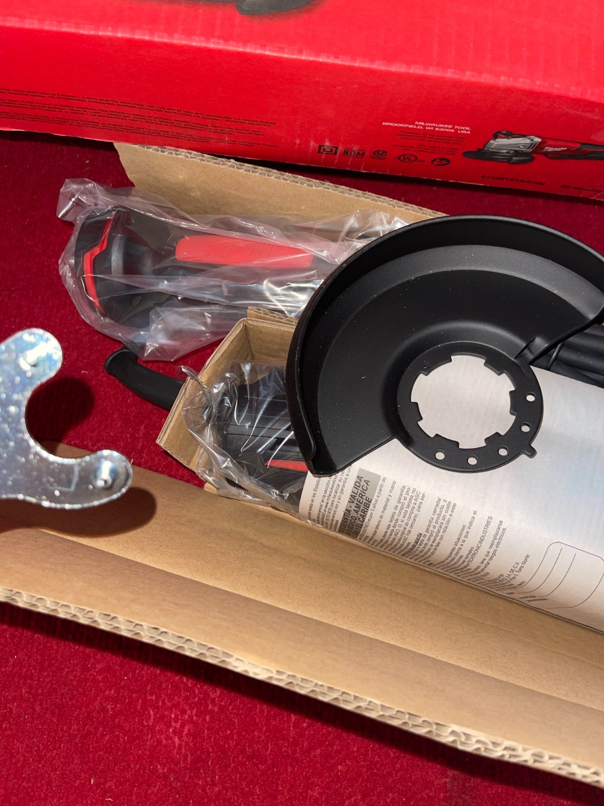 Milwaukee 6117-31 13 Amp 5 in. Small Angle Grinder Paddle, No-Lock