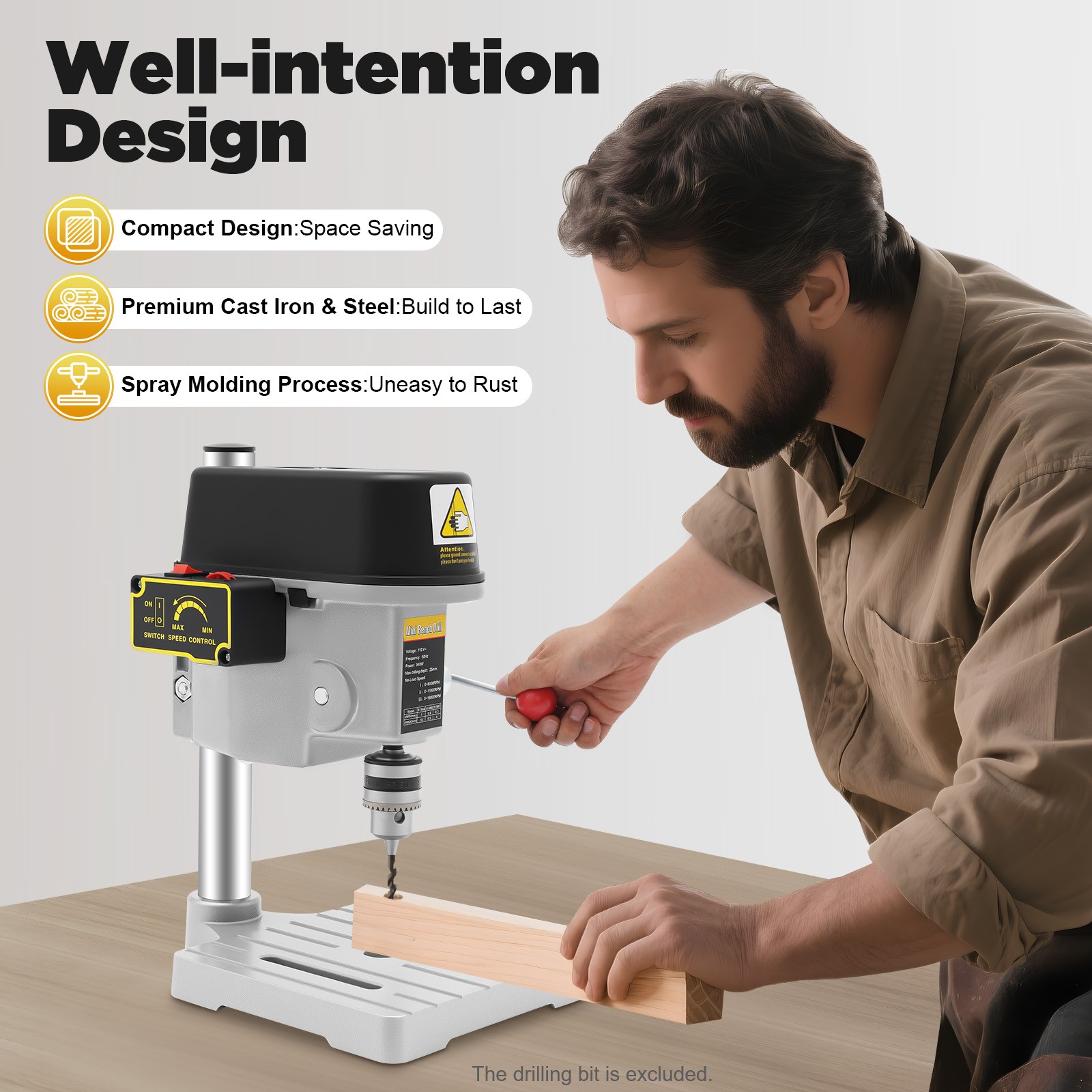 Bench Small Benchtop Drill Press Portable Drill Press Electric Mini Drill Press