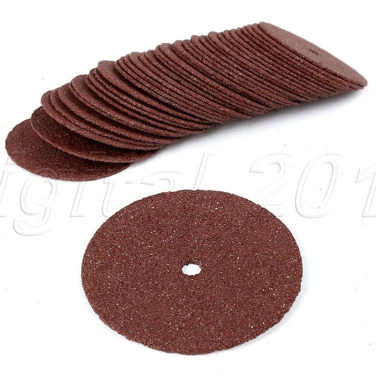 24mm Cutting Wheel Disc Blade Slitting & 3.175mm Shaft Mandrel Rotary Tool Kit