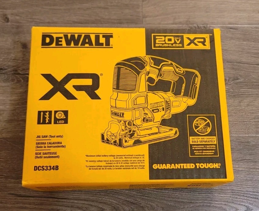 DEWALT 20V Max XR Cordless Jigsaw, Brushless. New.