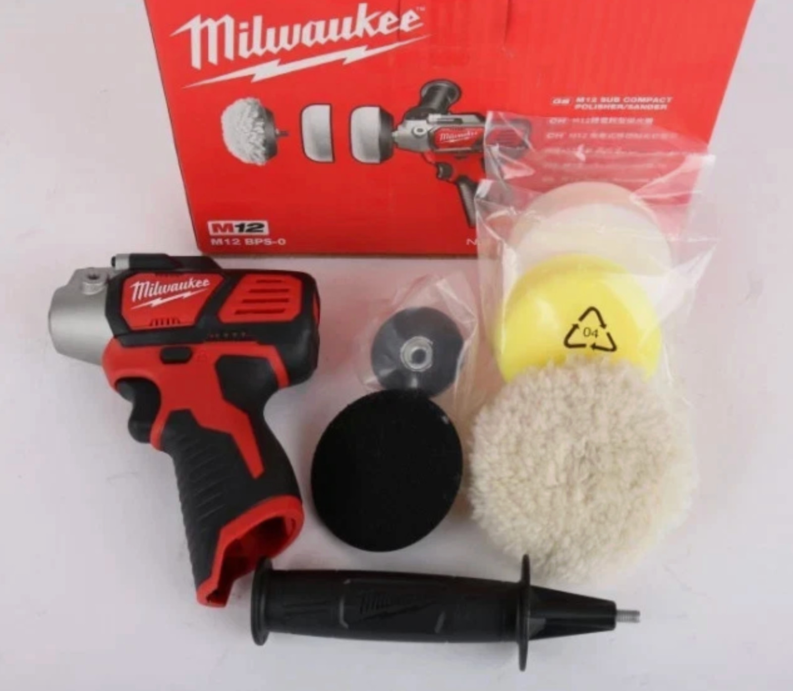 Milwaukee M12 BPS-0 Cordless Compact Polisher / Sander /Bare Tool_Tracking