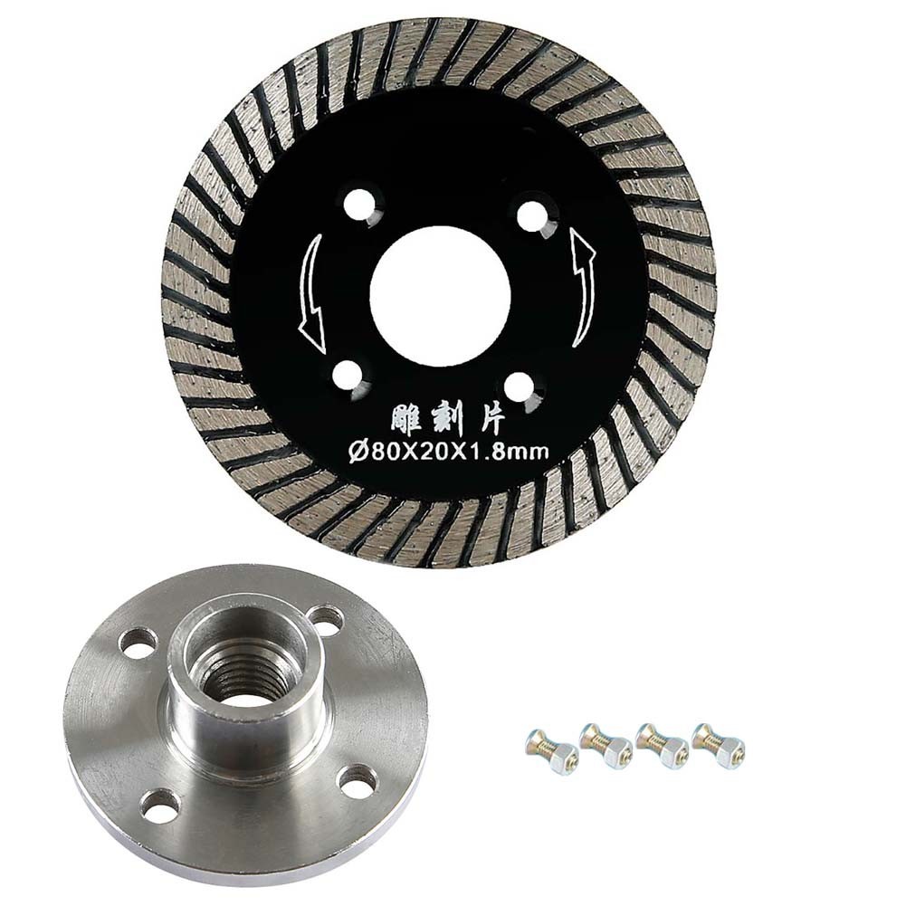 Carving Cutting Disc 80mm with 20mm Center Hole for Tile For Stone Wood